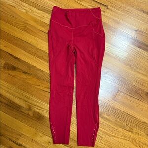 Lululemon Athletica Vibrant Red Leggings